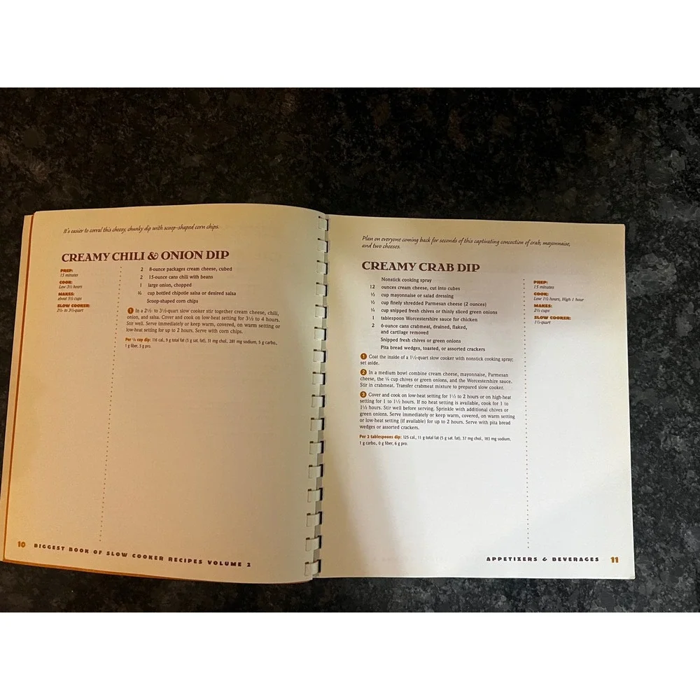 Better Homes and Gardens Slow‎ Cooker Recipes Cookbook Volume 2 Spiral 2006